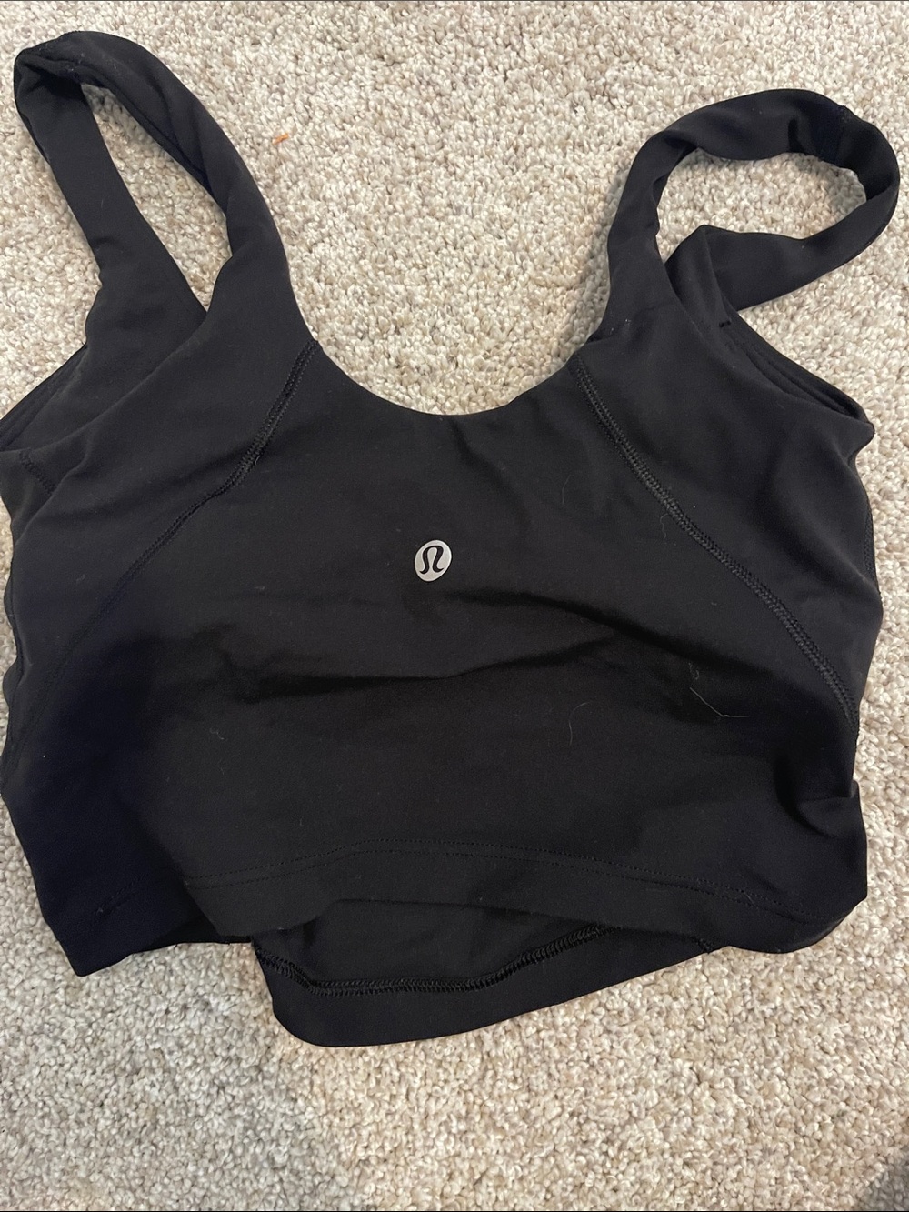 Lululemon Black Athletic Sports Bra/ tank